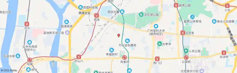 广州彩虹桥_公交站地图_广州公交_妙搜公交查询2024