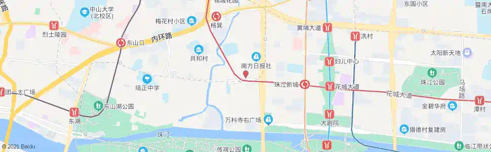 广州五羊新村_公交站地图_广州公交_妙搜公交查询2024