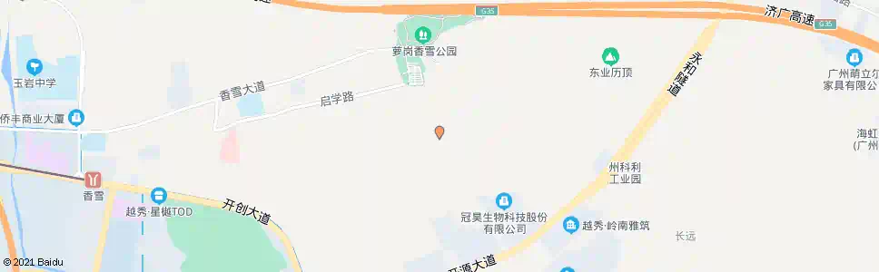 广州玉岩路中_公交站地图_广州公交_妙搜公交查询2024