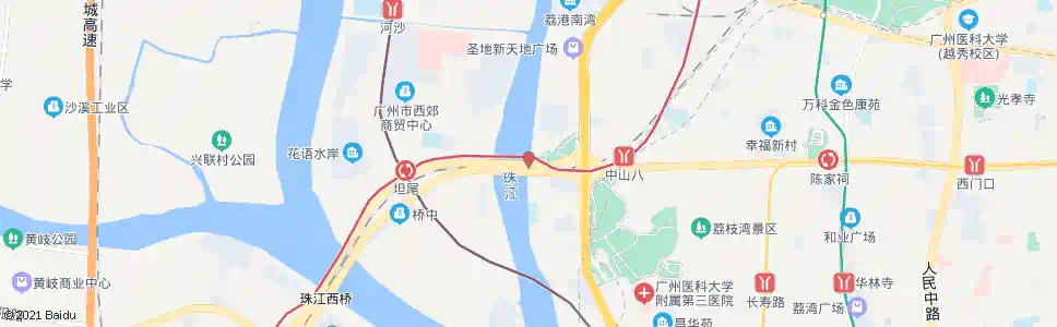 广州桥中(双桥路)_公交站地图_广州公交_妙搜公交查询2024