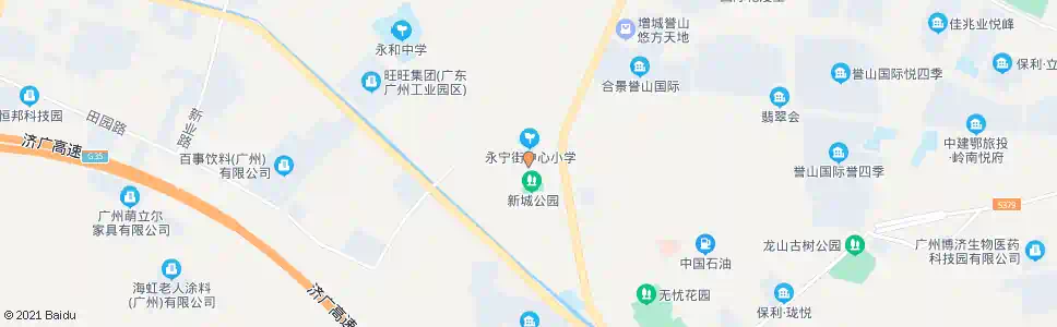 广州永和小学_公交站地图_广州公交_妙搜公交查询2024