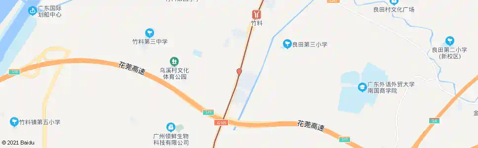 广州乌溪村_公交站地图_广州公交_妙搜公交查询2024