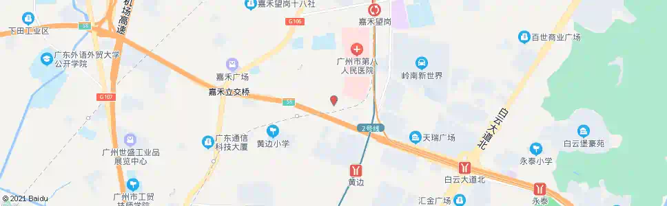 广州机场西路尖彭路口_公交站地图_广州公交_妙搜公交查询2024