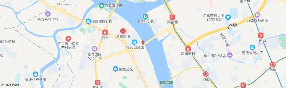 广州芳村码头总站_公交站地图_广州公交_妙搜公交查询2024