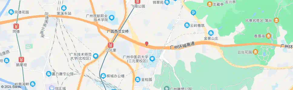 广州交电新村_公交站地图_广州公交_妙搜公交查询2024