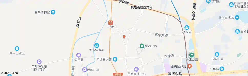 广州市桥汽车站西门_公交站地图_广州公交_妙搜公交查询2024