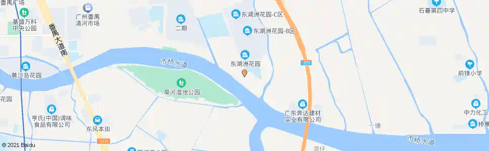 广州雁洲村_公交站地图_广州公交_妙搜公交查询2024