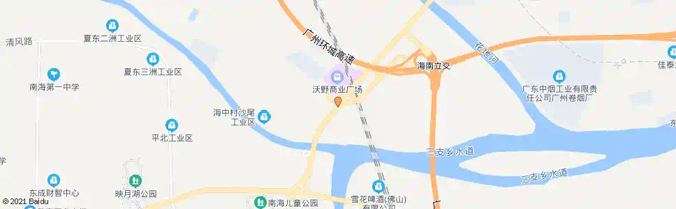 广州沙尾桥_公交站地图_广州公交_妙搜公交查询2024