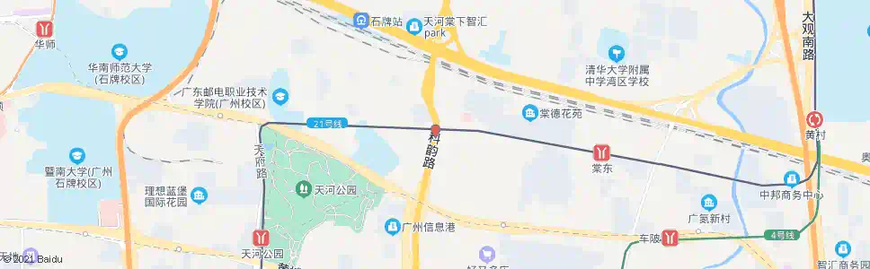 广州科韵路棠安路口_公交站地图_广州公交_妙搜公交查询2024