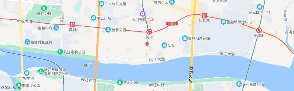 广州员村二横路_公交站地图_广州公交_妙搜公交查询2024