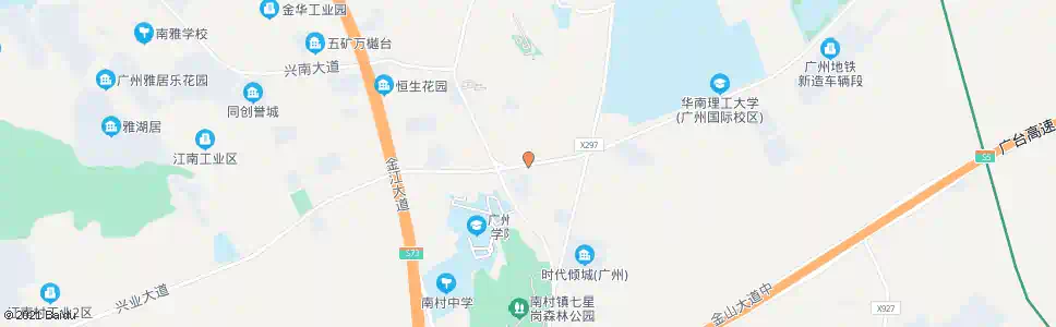 广州兴业大道中_公交站地图_广州公交_妙搜公交查询2024