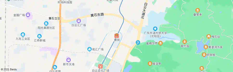 广州地铁萧岗站_公交站地图_广州公交_妙搜公交查询2024