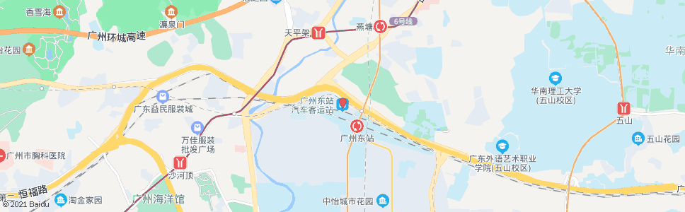 广州推广汽车站_公交站地图_广州公交_妙搜公交查询2024