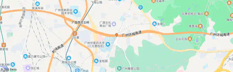 广州广园中路_公交站地图_广州公交_妙搜公交查询2024