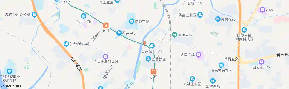 广州小坪立交桥_公交站地图_广州公交_妙搜公交查询2024