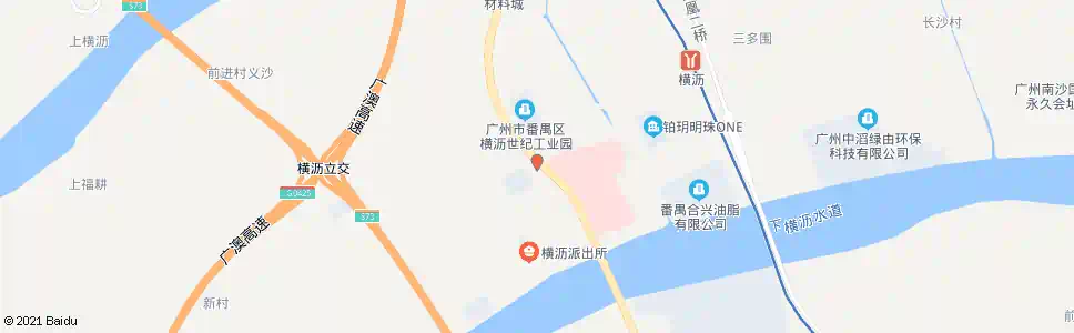 广州义沙村_公交站地图_广州公交_妙搜公交查询2024