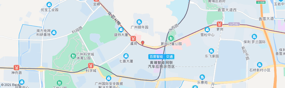 广州地铁暹岗村_公交站地图_广州公交_妙搜公交查询2024