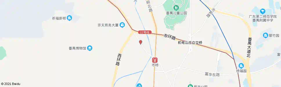 广州丹山村(桥兴大道)_公交站地图_广州公交_妙搜公交查询2024