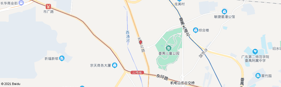 广州星誉花园_公交站地图_广州公交_妙搜公交查询2024