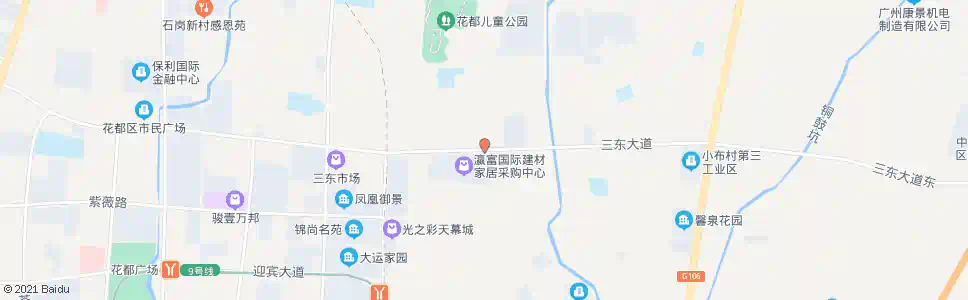 广州山下安置区_公交站地图_广州公交_妙搜公交查询2024