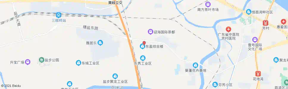 广州盐步路口_公交站地图_广州公交_妙搜公交查询2024