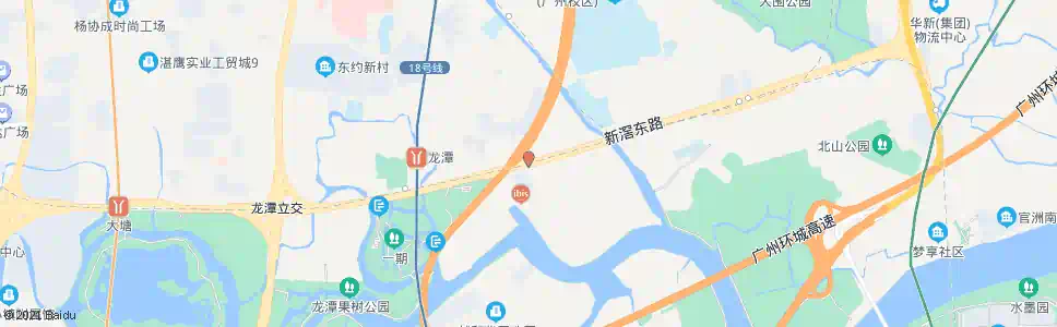 广州新滘东路中_公交站地图_广州公交_妙搜公交查询2024