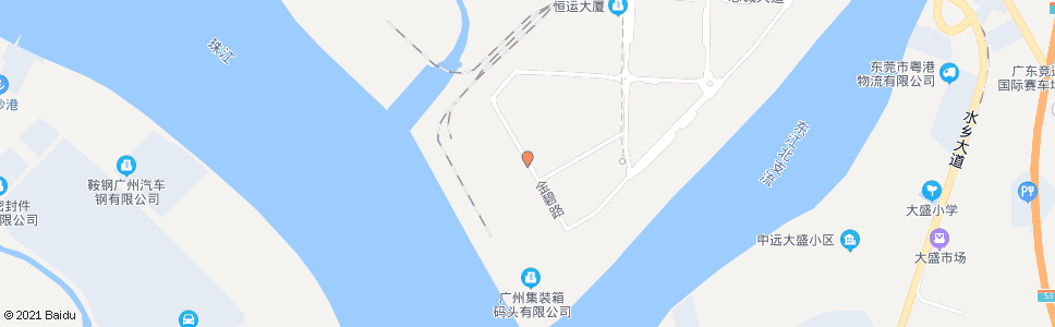 广州开发区总站(新港码头)_公交站地图_广州公交_妙搜公交查询2024