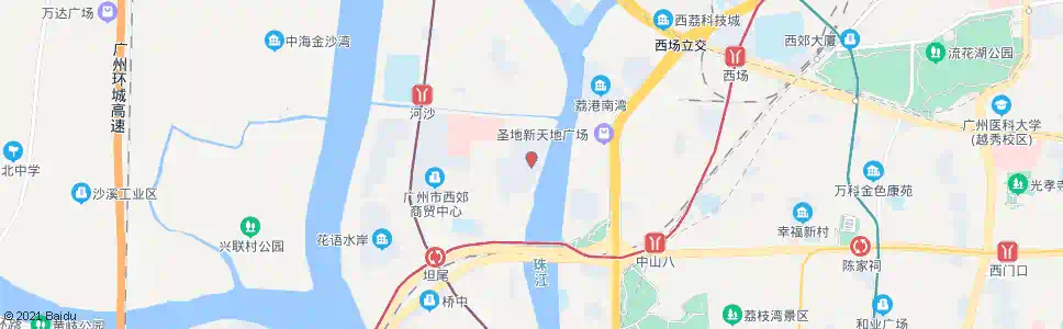 广州珠岛花园_公交站地图_广州公交_妙搜公交查询2024