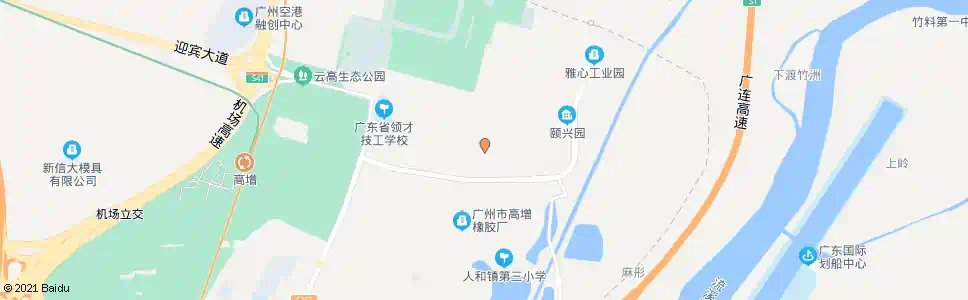 广州明星村_公交站地图_广州公交_妙搜公交查询2024