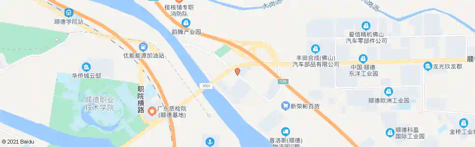 广州三村海丰南_公交站地图_广州公交_妙搜公交查询2024