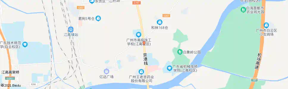 广州江人路口_公交站地图_广州公交_妙搜公交查询2024