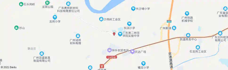 广州福龙路_公交站地图_广州公交_妙搜公交查询2024