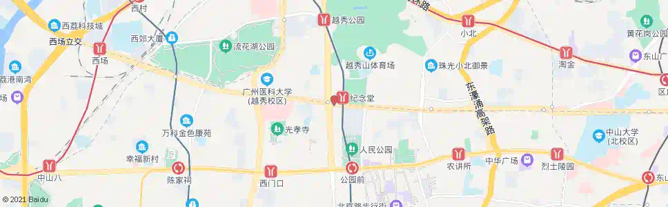 广州东风中路_公交站地图_广州公交_妙搜公交查询2024