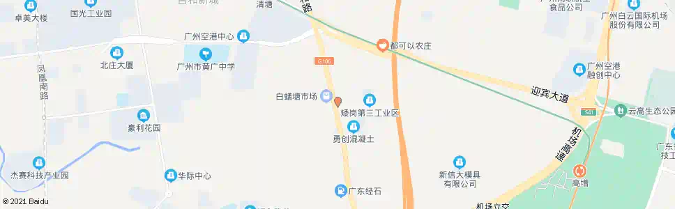 广州白鳝塘总站_公交站地图_广州公交_妙搜公交查询2024