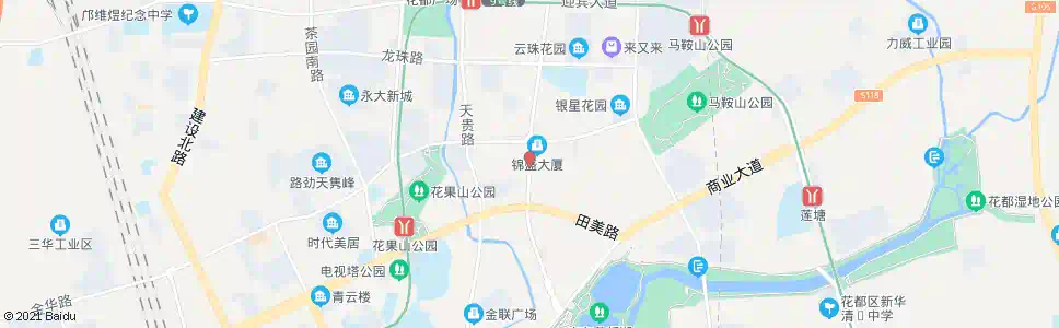 广州田美市场_公交站地图_广州公交_妙搜公交查询2024