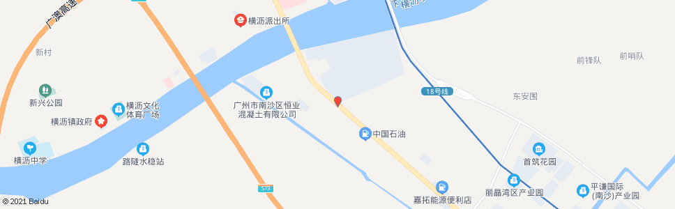广州下横沥大桥_公交站地图_广州公交_妙搜公交查询2024