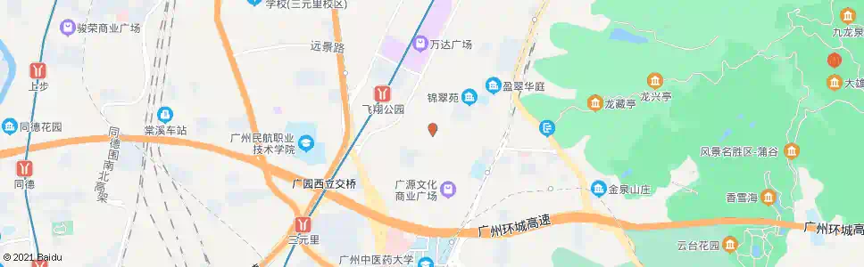 广州云苑新村_公交站地图_广州公交_妙搜公交查询2024