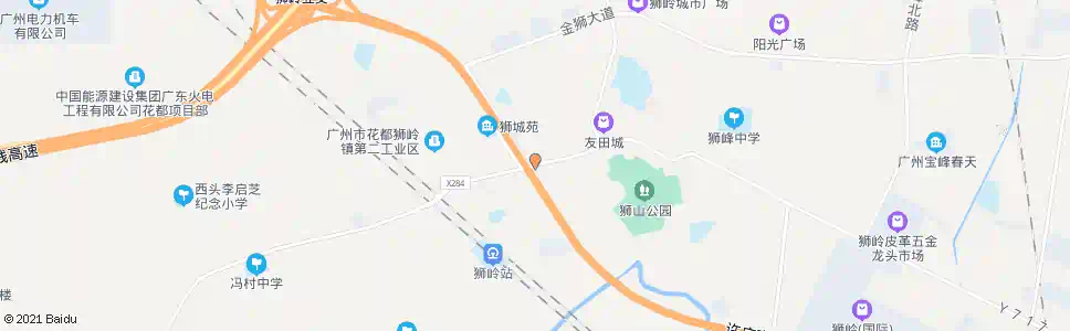 广州狮岭汽车总站_公交站地图_广州公交_妙搜公交查询2024