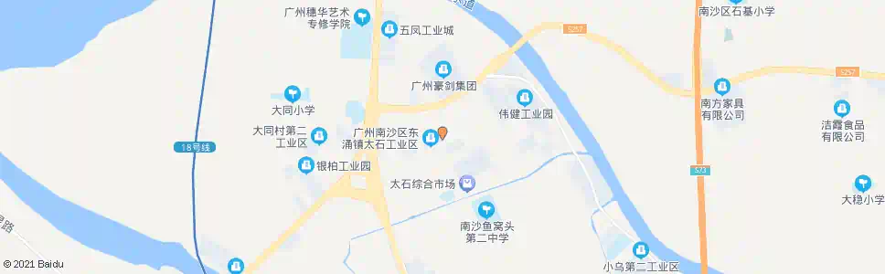 广州简太路_公交站地图_广州公交_妙搜公交查询2024