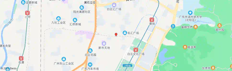 广州白云大道(齐富路口)_公交站地图_广州公交_妙搜公交查询2024