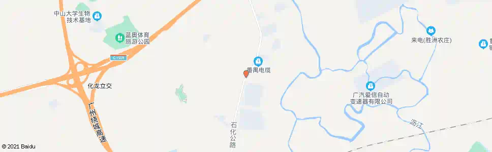 广州明经村_公交站地图_广州公交_妙搜公交查询2024