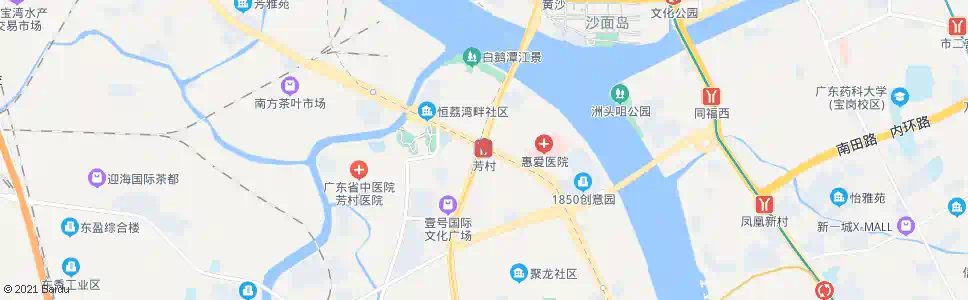 广州芳村_公交站地图_广州公交_妙搜公交查询2024