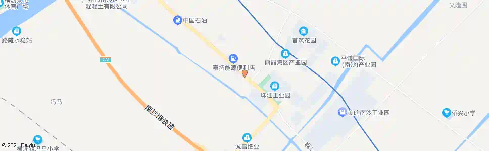 广州二涌_公交站地图_广州公交_妙搜公交查询2024