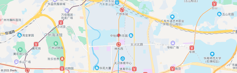 广州林和西路_公交站地图_广州公交_妙搜公交查询2024
