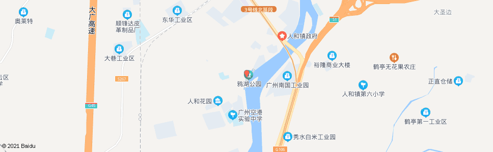 广州鸦湖公园_公交站地图_广州公交_妙搜公交查询2024