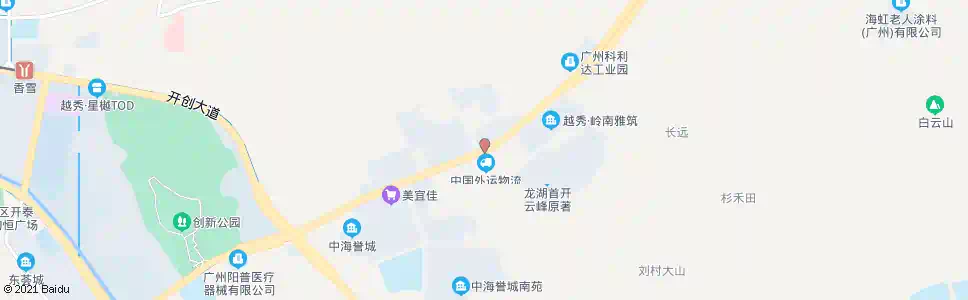 广州永和大道(岭南雅筑)_公交站地图_广州公交_妙搜公交查询2024