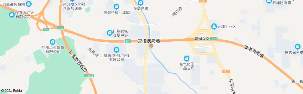 广州果园一路_公交站地图_广州公交_妙搜公交查询2024