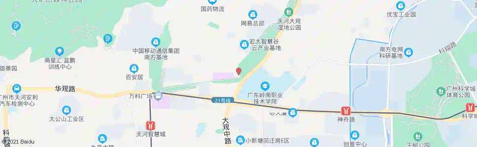 广州软件路_公交站地图_广州公交_妙搜公交查询2024