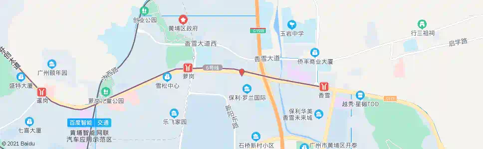 广州大塱村(开创大道)_公交站地图_广州公交_妙搜公交查询2024