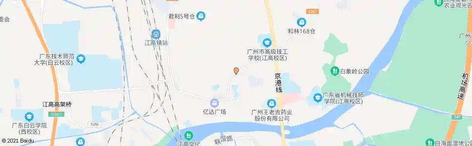 广州大松岗_公交站地图_广州公交_妙搜公交查询2024